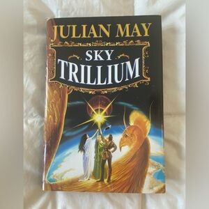 Trillium Hardcover Book with Black, Gold and Blue Cover - Julian May